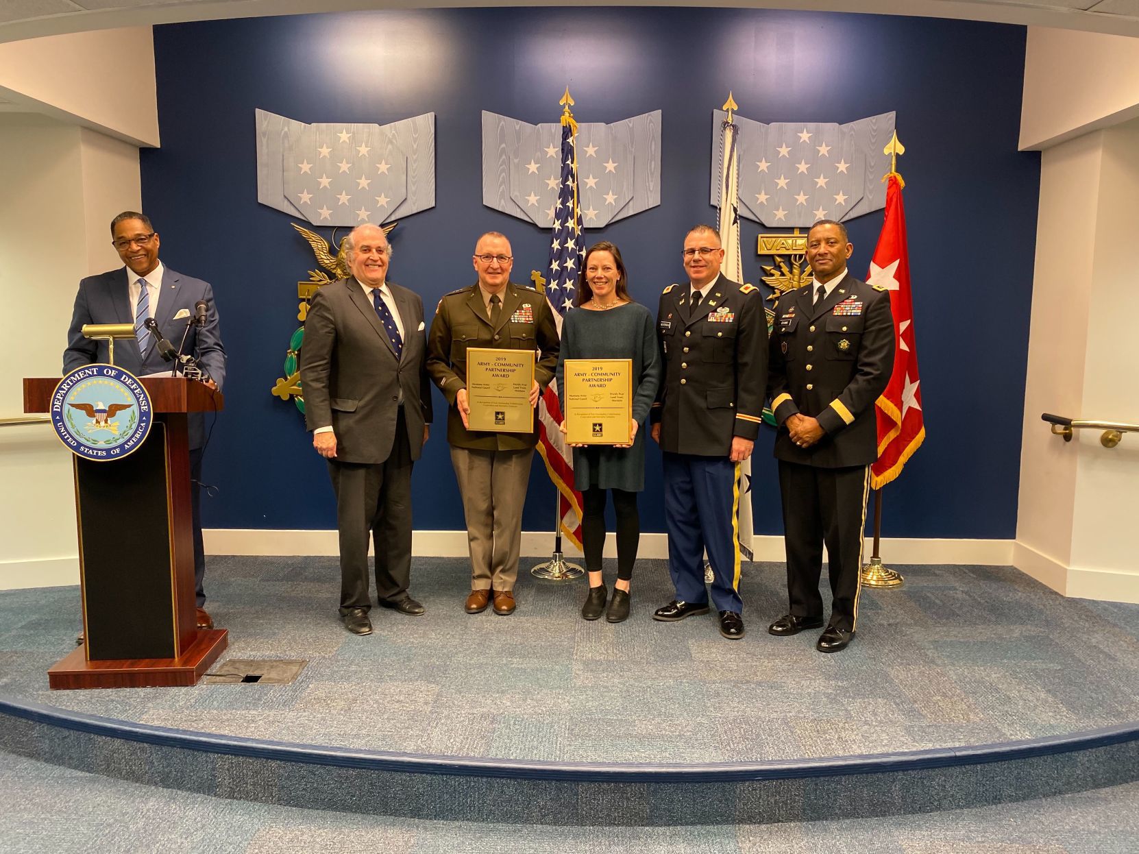 Prickly Pear and National Guard award